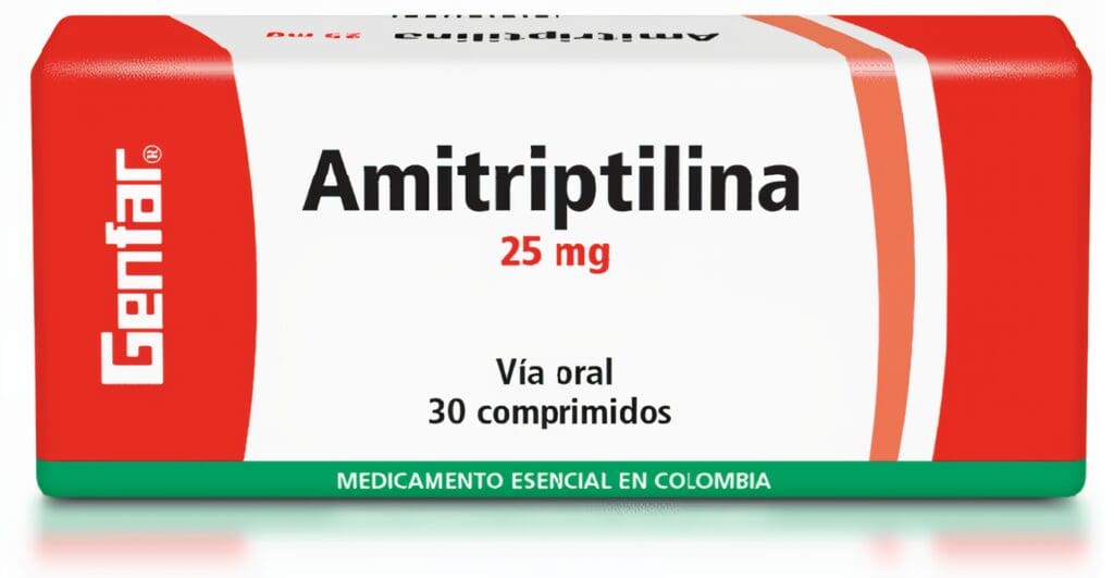 Amitriptilina 25mg Tabletas