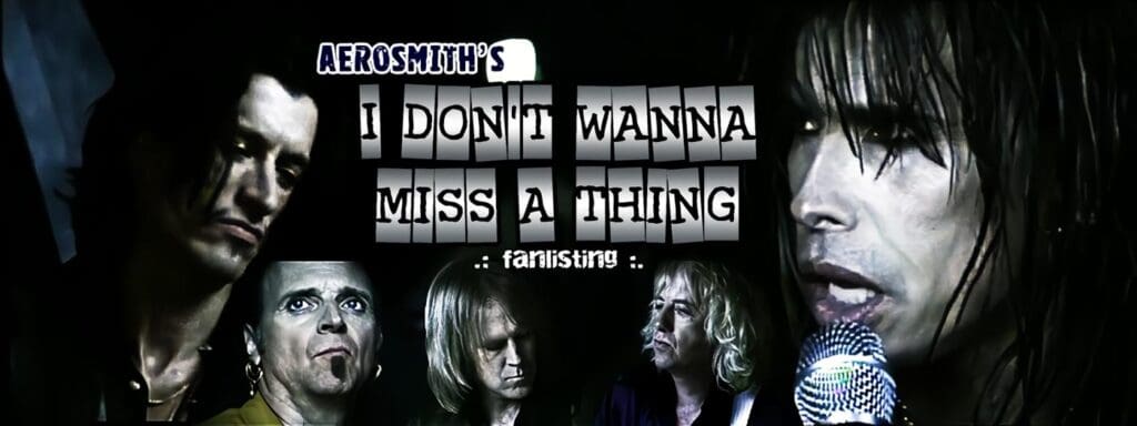 I Don’t Want to Miss A Thing – Aerosmith