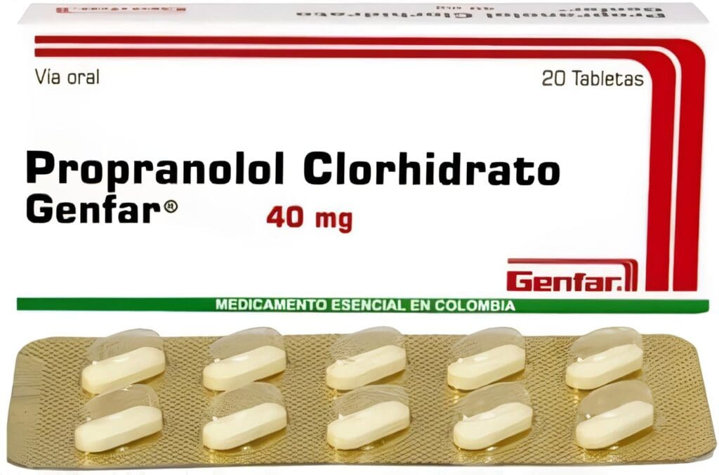 Propranolol Clorhidrato 40mg