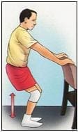 Cuclilla parcial, con silla