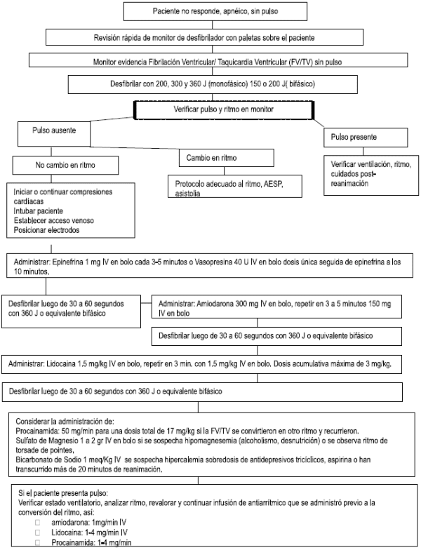 Flujograma Fibrilación Ventricular 