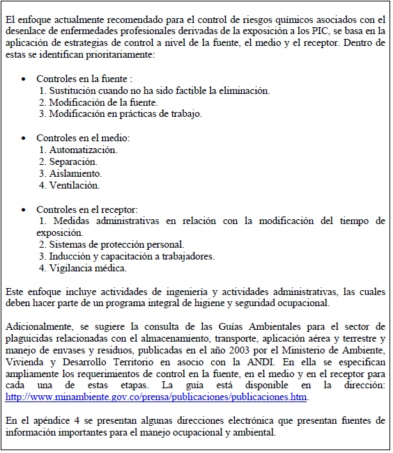 Riesgos Químicos con Enfermedades Relacionadas con los PIC Riesgos Químicos con Enfermedades Relacionadas con los PIC