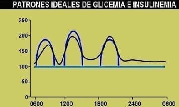 Patrones ideales de Glicemia e Insulina