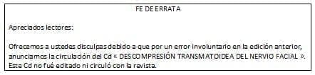 Fe de Errata