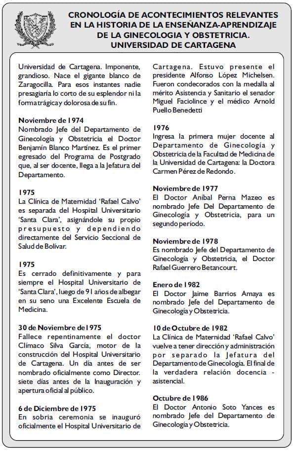 CRONOLOGÍA DE ACONTECIMIENTOS8
