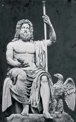 Dios griego Zeus y para los romanos Júpi­ter