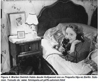 Marlen Dietrich Habla desde Hollywood con su Pequeña Hija en Berlín