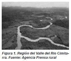 Región del Valle del Rio Cimita­rra. Fuente: Agencia Prensa rural