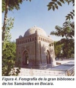 Fotografía de la gran biblioteca de los Samánides en Bocara.