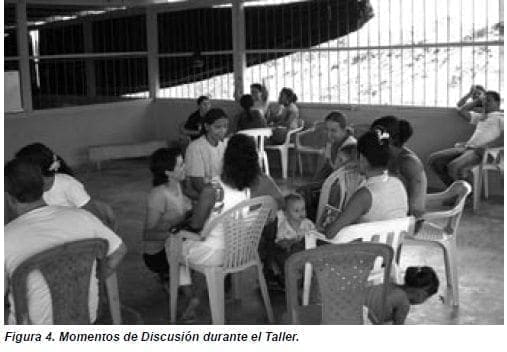 Discusión durante el Taller.