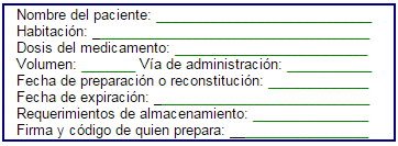 Formato para rotular