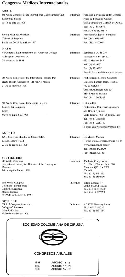 Congresos Médicos Internacionales