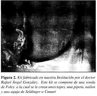 Kit Fabricado en nuestra Institución por el doctor Rafael Ángel González