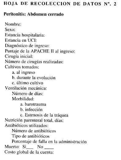 Peritonitis: Abdomen cerrado