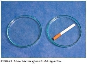 Materiales de ejercicio del cigarrillo Materiales de ejercicio del cigarrillo