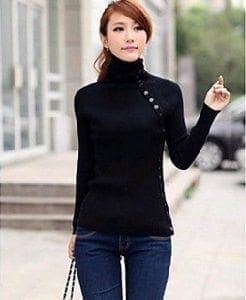 Cuello alto - moda para invierno