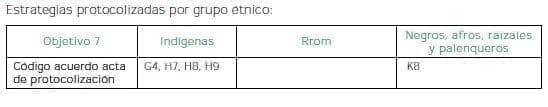 Brecha entre la población étnica y no étnica