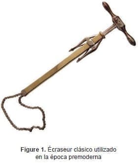 Écraseur clásico utilizado en la época premoderna