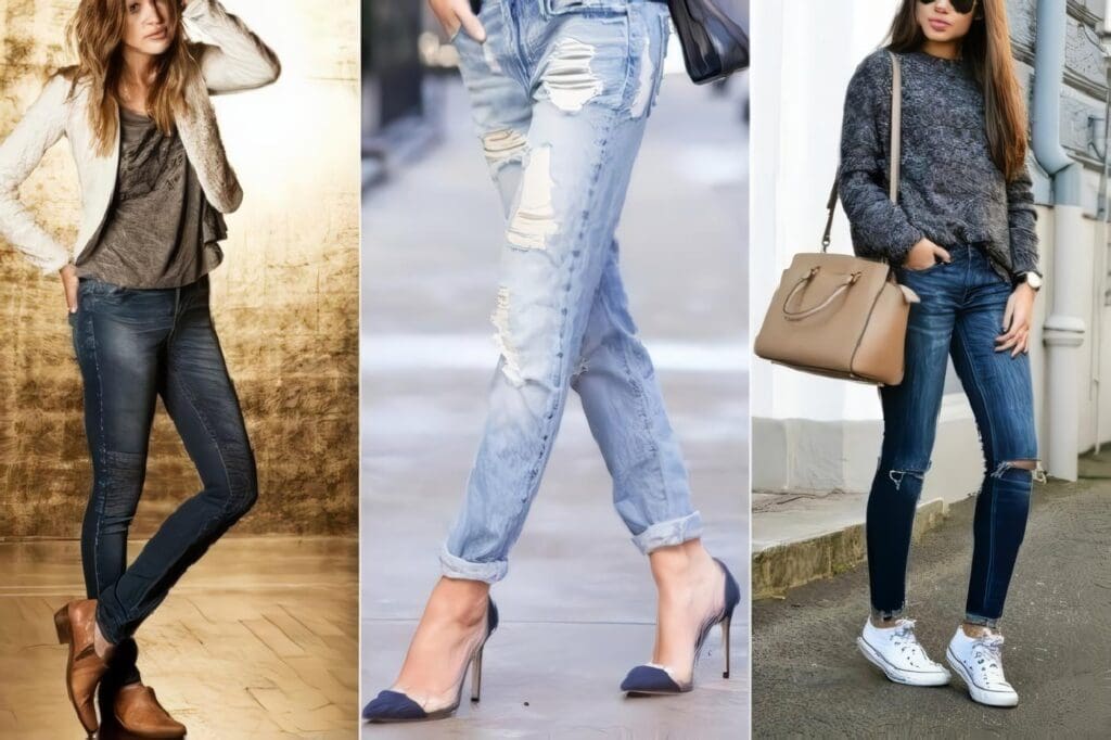 Zapatos para combinar con Jeans y verte Elegante y Juvenil