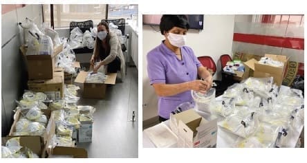 UN APLAUSO, UNA VIDA - Logística en la entrega de los Elementos de Protección