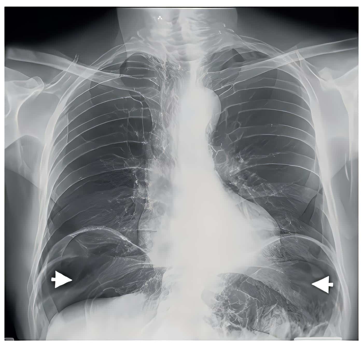 Neumoperitoneo bilateral